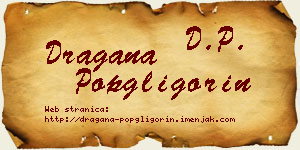 Dragana Popgligorin vizit kartica